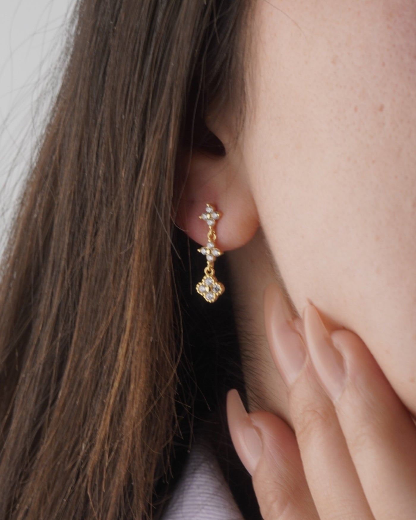 Fleurie Drop Ohrring