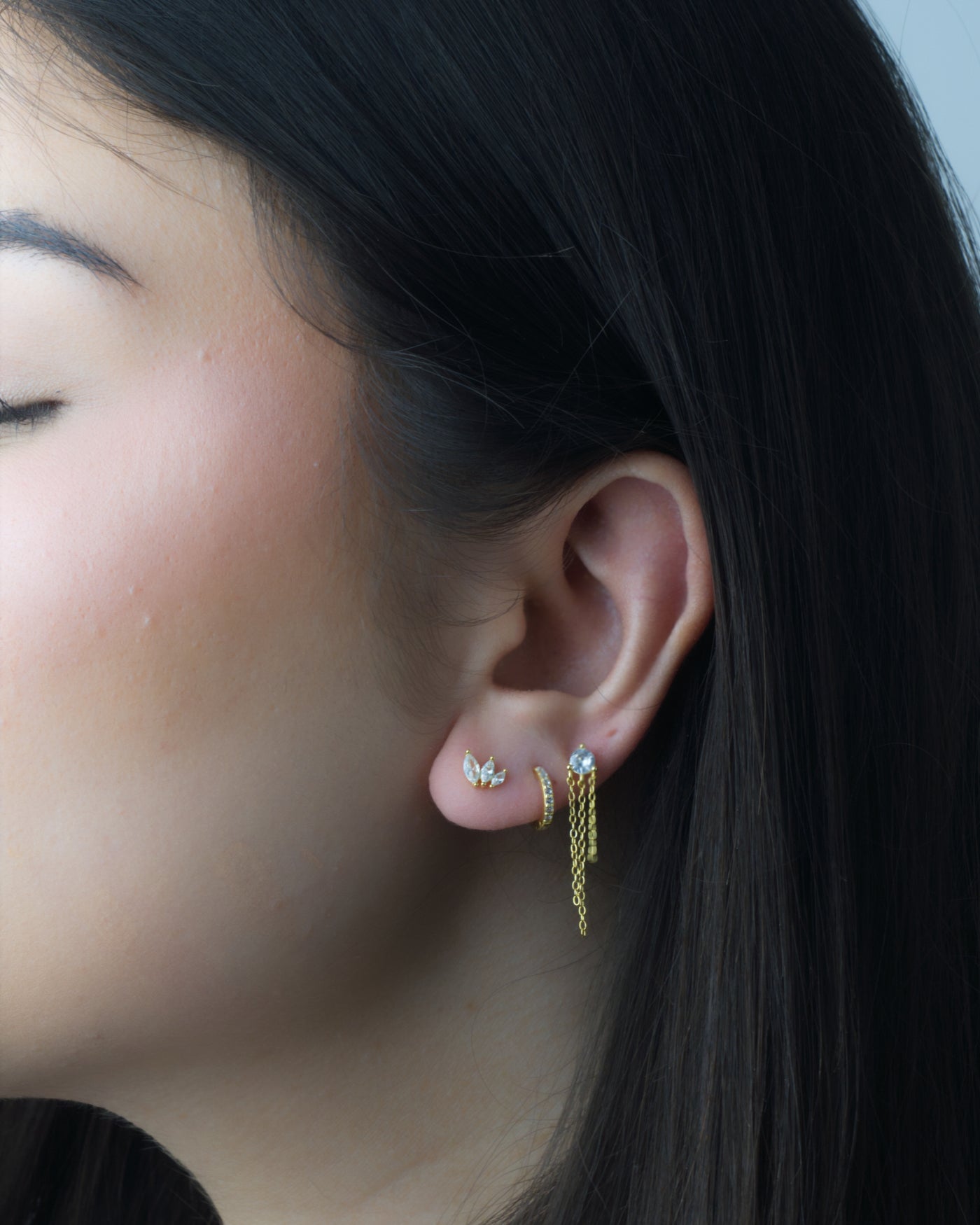 Alenya 3er Ohrring Set